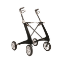 220477 Rollator 4-wiels Carbon UltraLight (incl. grote weekendtas)