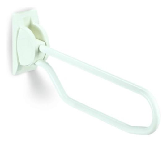  Wandbeugel (handgreep) opklapbaar staal gecoat 80 cm wit staal gecoat 60 cm wit
