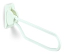  Wandbeugel (handgreep) opklapbaar staal gecoat 80 cm wit staal gecoat 60 cm wit