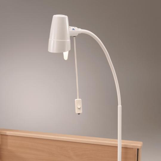 Burmeier Sira Leeslamp te bevestigen in de insteekhuls aan het hoofdeinde van het bed