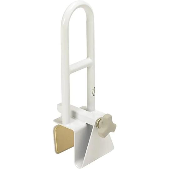 Handgreep voor op de badrand staal - lengterichting luxe uitvoering
