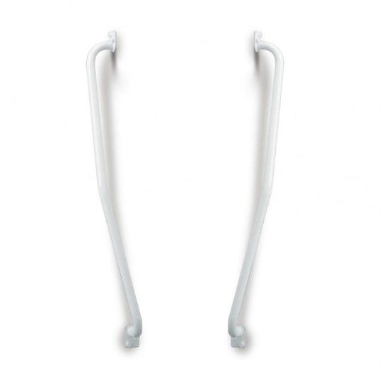 Linido trapspilbeugel staal gecoat wit