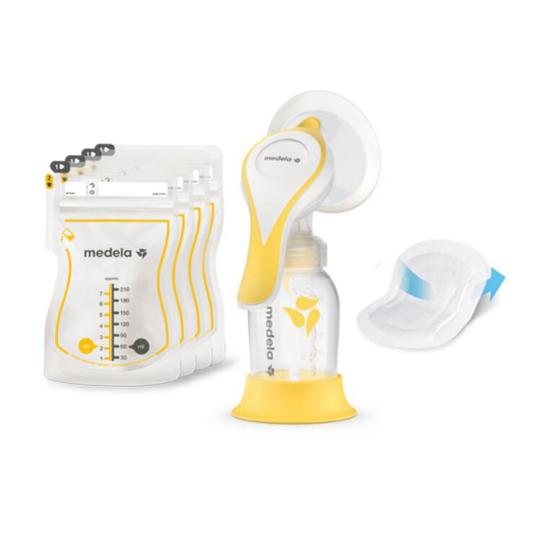 Medela Harmony Essentials Pack (Handkolf + 4 moedermelkbewaarzakjes + 4 zoogkompressen)