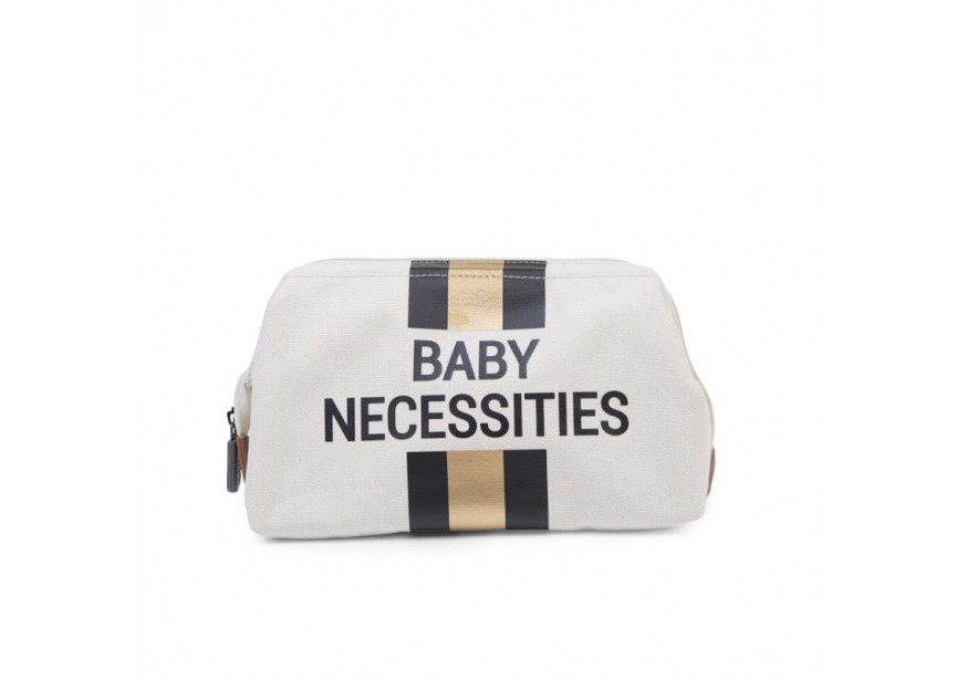 SALES Baby Necessities Canvas Stripes Black Gold