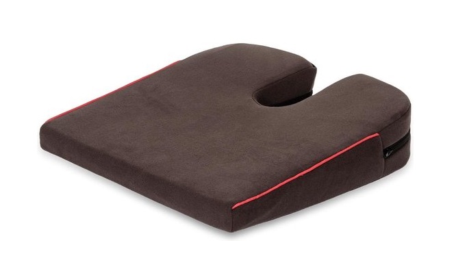 Harley Designer wigkussen coccyx (36x36x7cm met uitsparing)