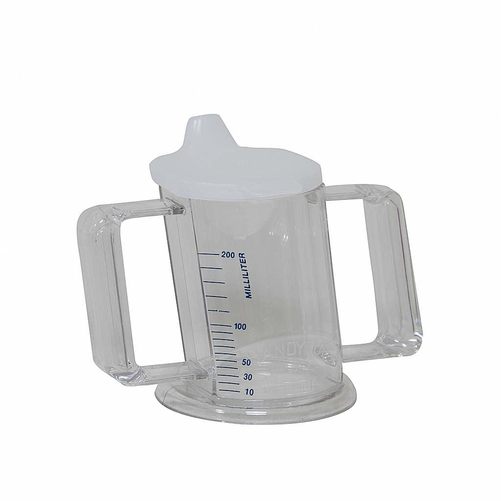 Drinkbeker Handycup Transparant met ml aanduiding
