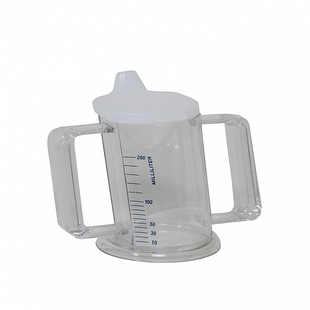 Handycup Beker schuin met tuitjes met ml aanduiding