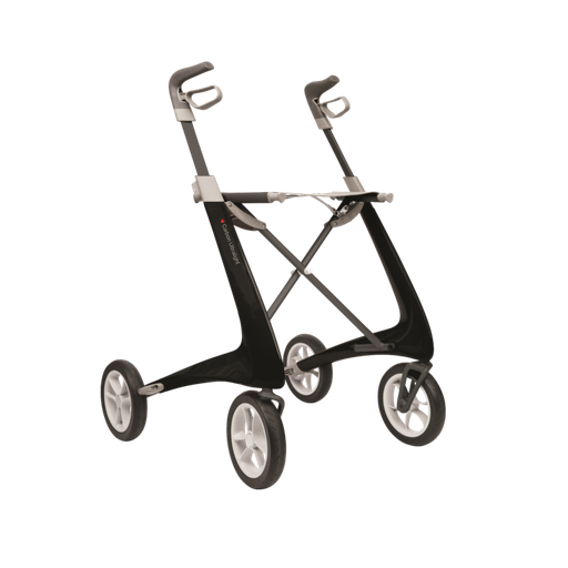 220477 Rollator 4-wiels Carbon UltraLight (incl. grote weekendtas)