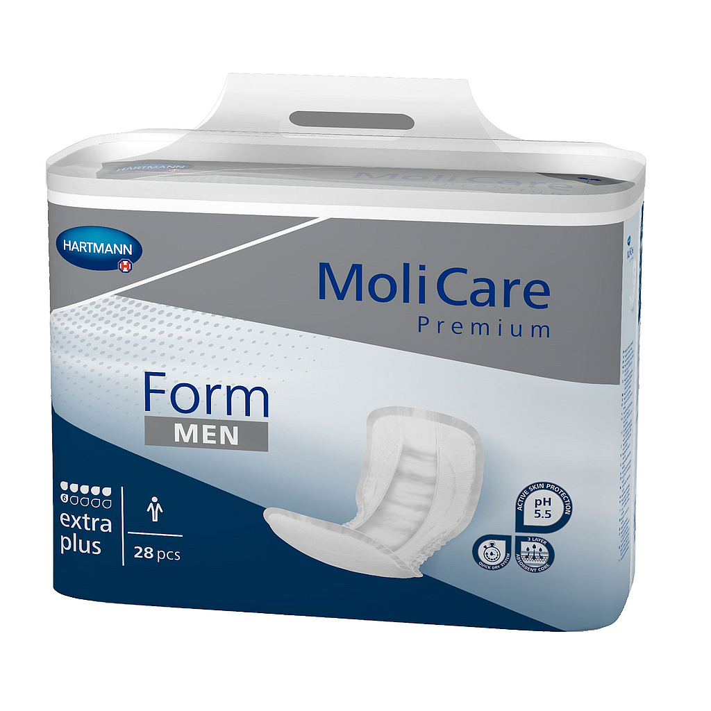 [023039] Molicare Premium Form 6 druppels MEN 32 st. (doos)