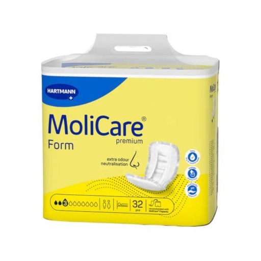 [023041] Molicare Premium Form 3 druppels 32 st. (doos)