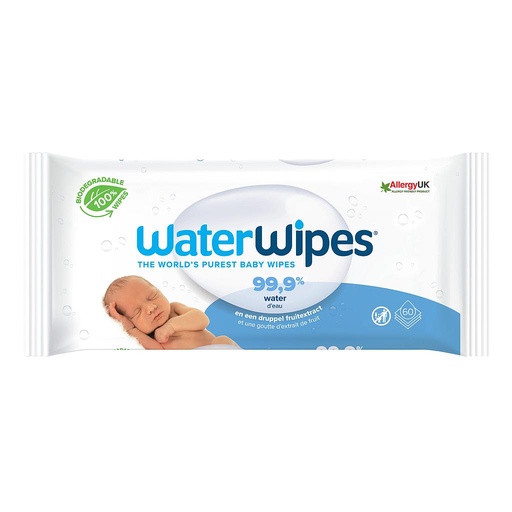 [027261] WaterWipes Vochtige doekjes BIO (60st)