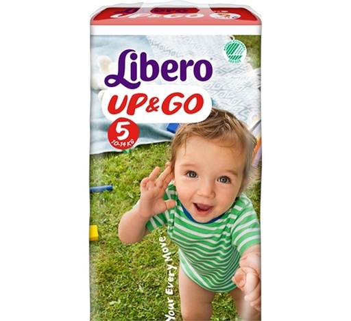 [022057] Libero Up & Go 5 Broekluiers (20st, 10-14 kg) (pakje)
