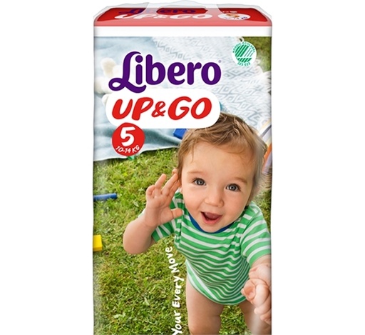 [022057] Libero Up & Go Broekluiers maat 5 (10-14 kg) 20 st. - pakje