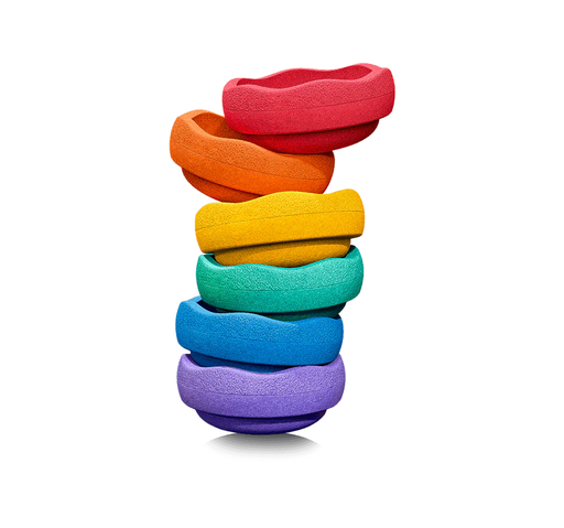 [036476] Stapelstein Rainbow Original Classic (Set van 6)