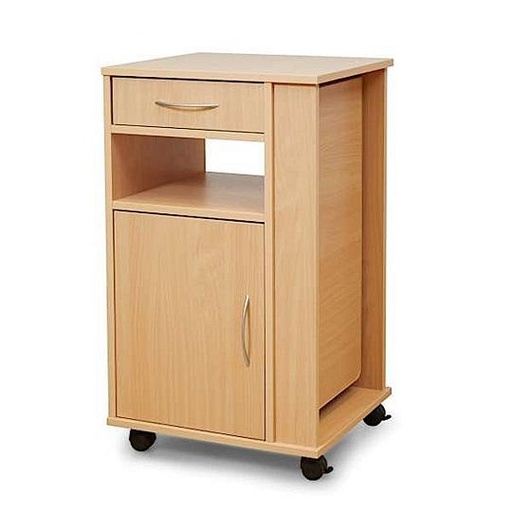 [039180] Burmeier Nachtkastje Hermann met eettablet (Beuk)