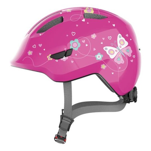 Fietshelm ABUS Smiley 3.0 pink butterfly shiny