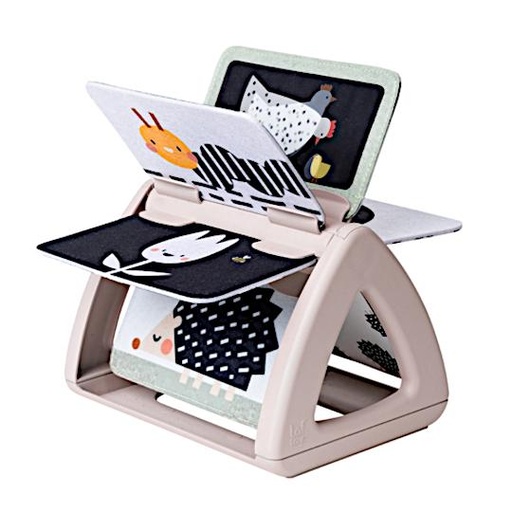 [045702] Taf Toys Black & White Spinning Babyboekje