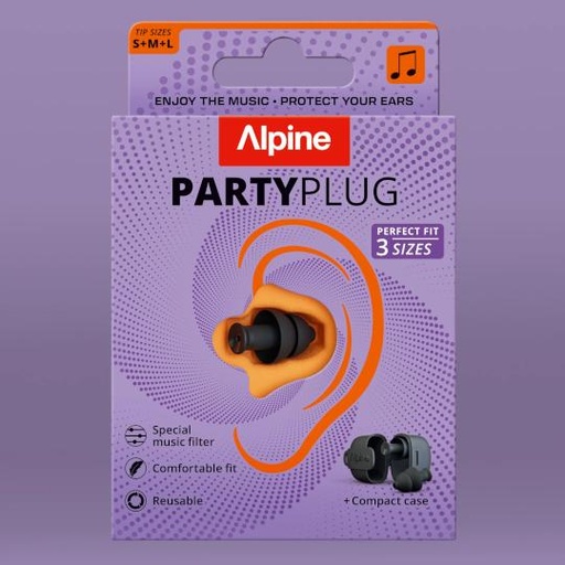 [045891] Alpine Oordopjes PartyPlug 1 paar 2025