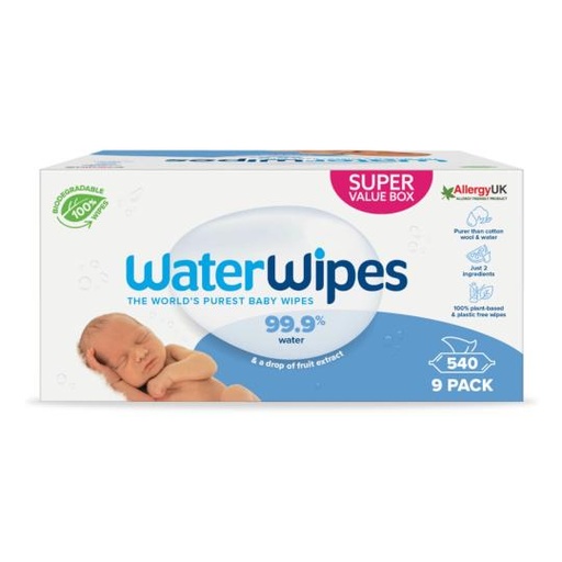 [046264] WaterWipes 540st (9 x 60st)