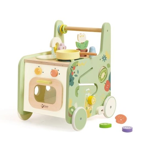 [049093] Classic World Houten Loopwagen Keuken
