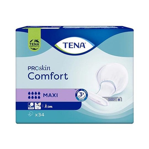 [CO-00342-1] Tena Proskin Comfort Maxi (2x34st) (doos)