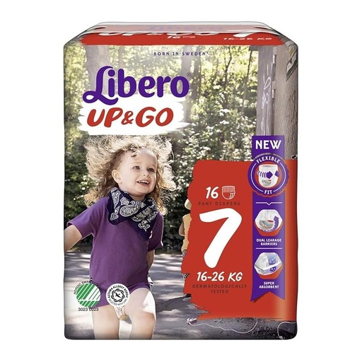 [022059] Libero Up & Go 7 Broekluiers (16st, 16-26 kg) (pakje)