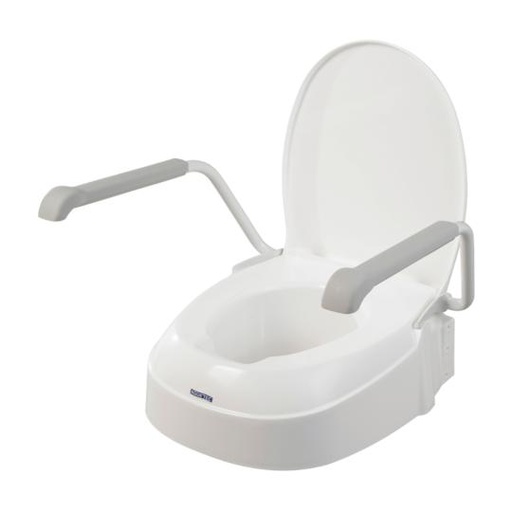 [009302] Aquatec Toiletverhoger AT900 verstelbaar met deksel en armsteunen