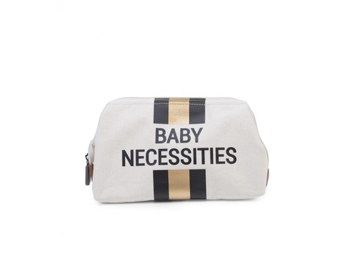 [024985] SALES Baby Necessities Canvas Stripes Black Gold