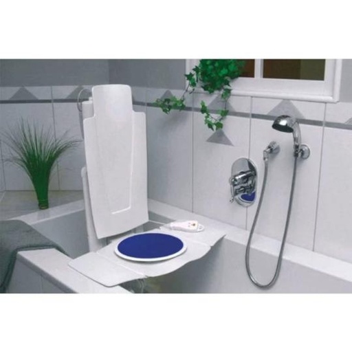 [019043] Elévateur de bain KANJO disque glissant-tournant, bleu