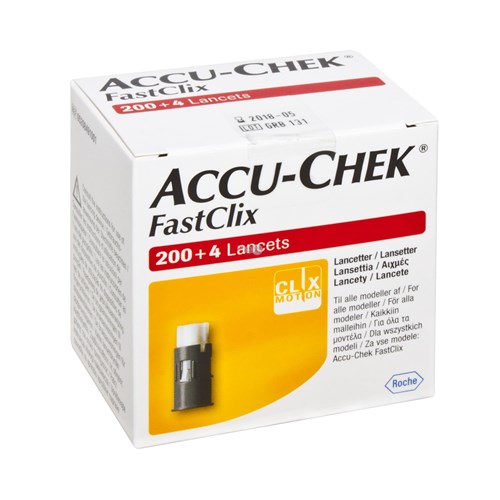 [018762] Accu-Chek Fastclix lancetten 204 st.
